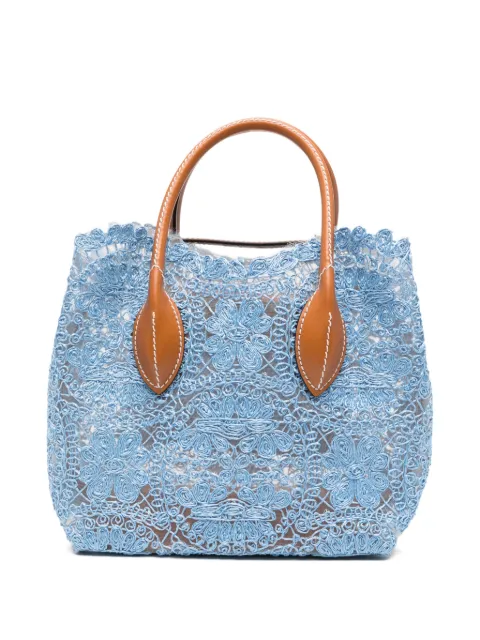 Ermanno Scervino Margot lace-overlay tote bag