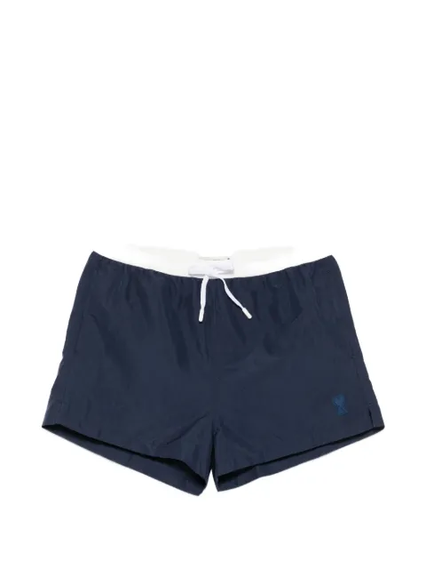 AMI Paris Ami de Coeur swim shorts