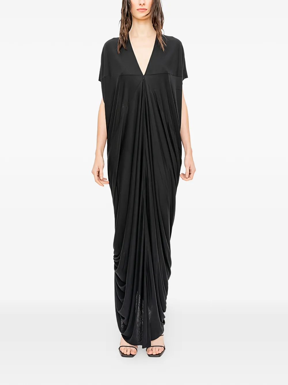 Rick Owens Lilies draped V-neck maxi dress