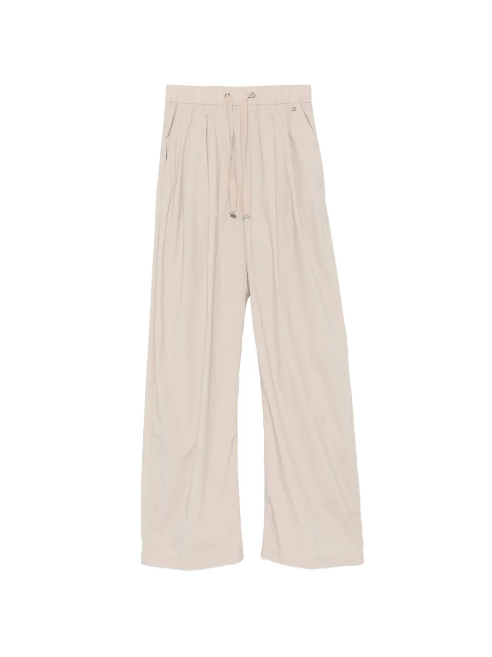 Herno drawstring elasticated-waist trousers - Toni neutri