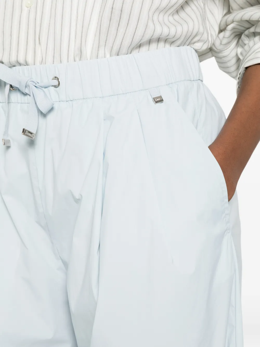 Herno Trainingsbroek met trekkoordtaille Blauw