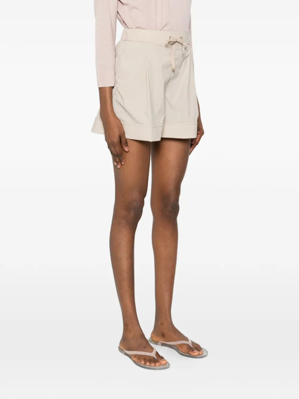  Herno Bermudas Con Cordones - Neutro 