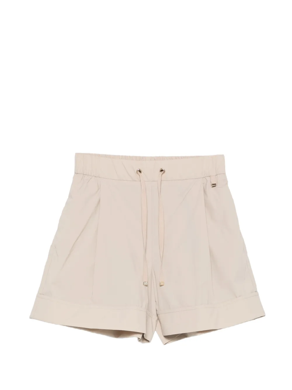 Herno drawstring-waist pleated shorts - Neutrals