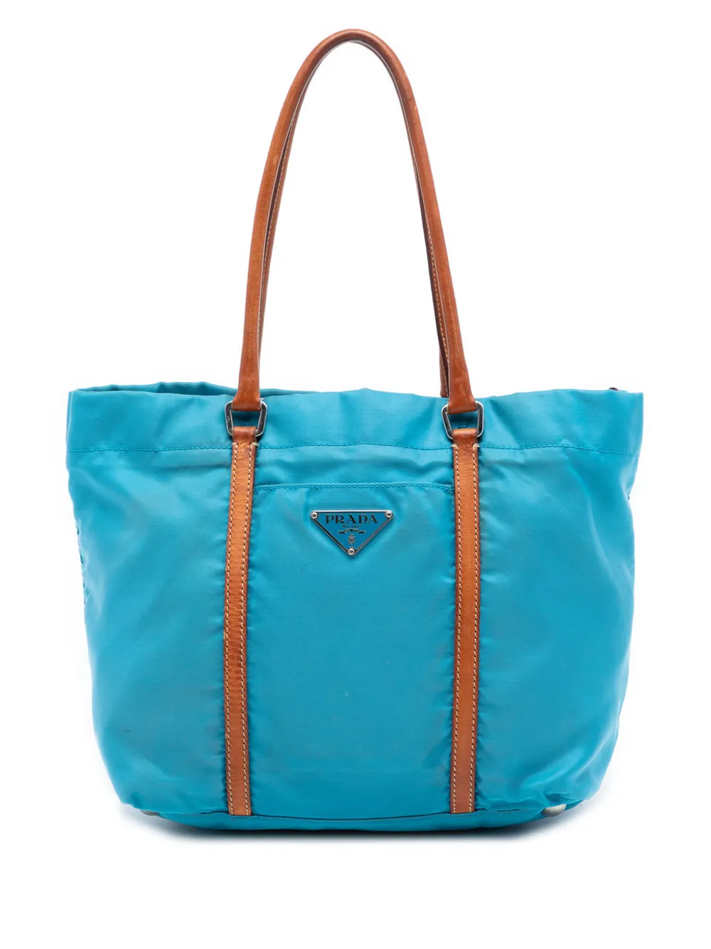Prada Pre-Owned 2013-2025 Tessuto tote bag - Blu