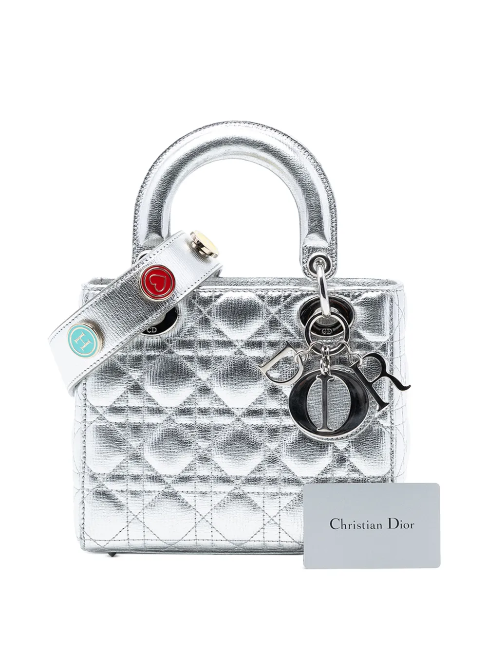 Christian Dior Pre-Owned 2017 スモール メタリック グレインカーフ
