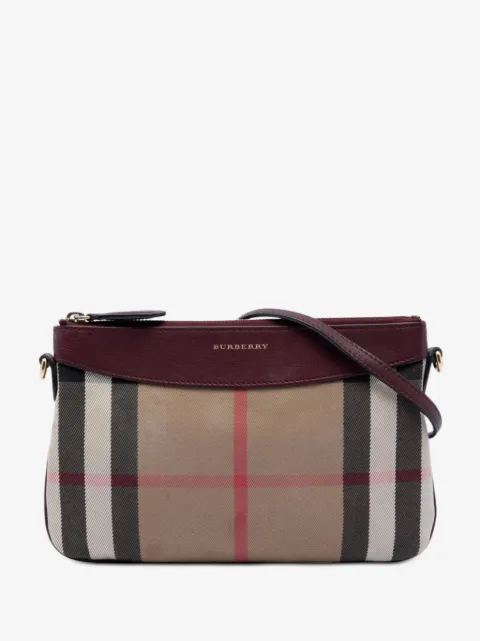 Burberry Pre-Owned сумка через плечо Derby Peyton из канваса в клетку House Check (2000-2017 годы)