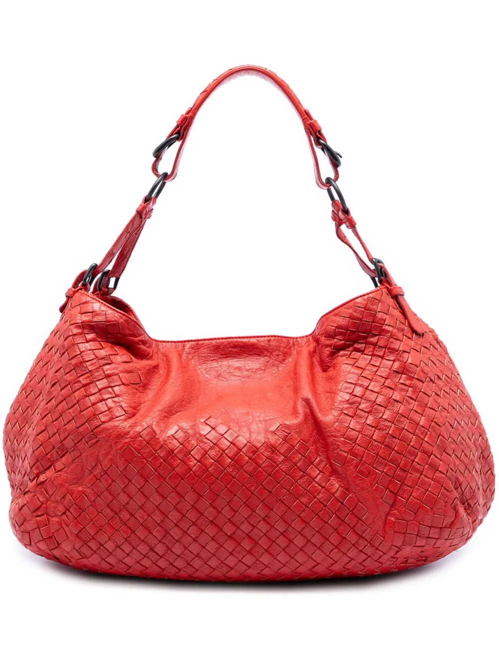 Bottega Veneta Pre-Owned 2012-2025 Nappa Intrecciato shoulder bag - Rosso
