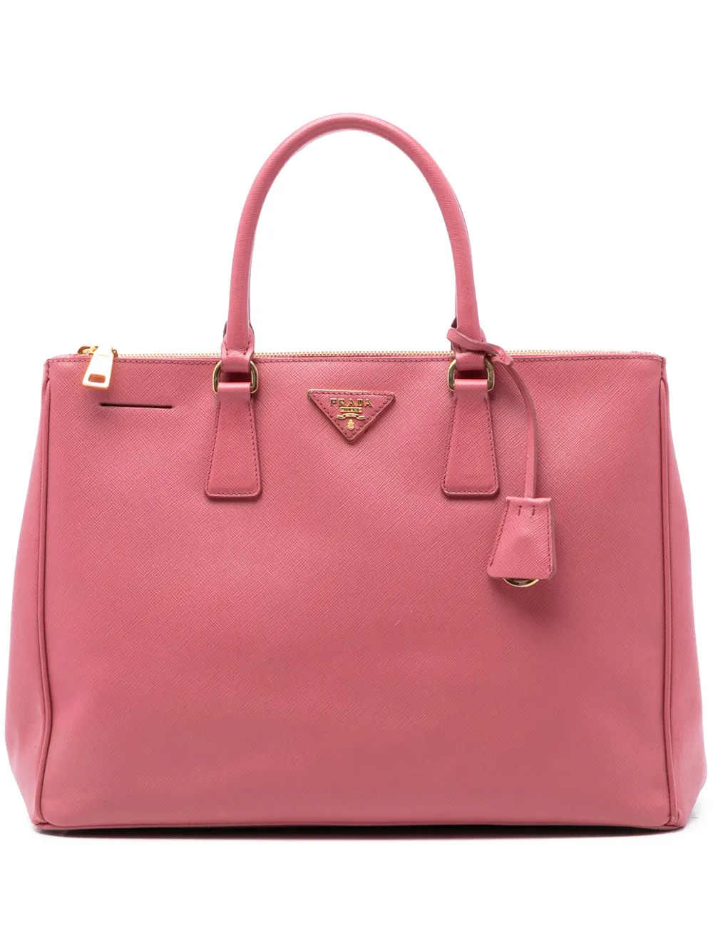 Prada Pre-Owned 2010-2025 Large Saffiano Lux Galleria Double Zip tote bag - Rosa
