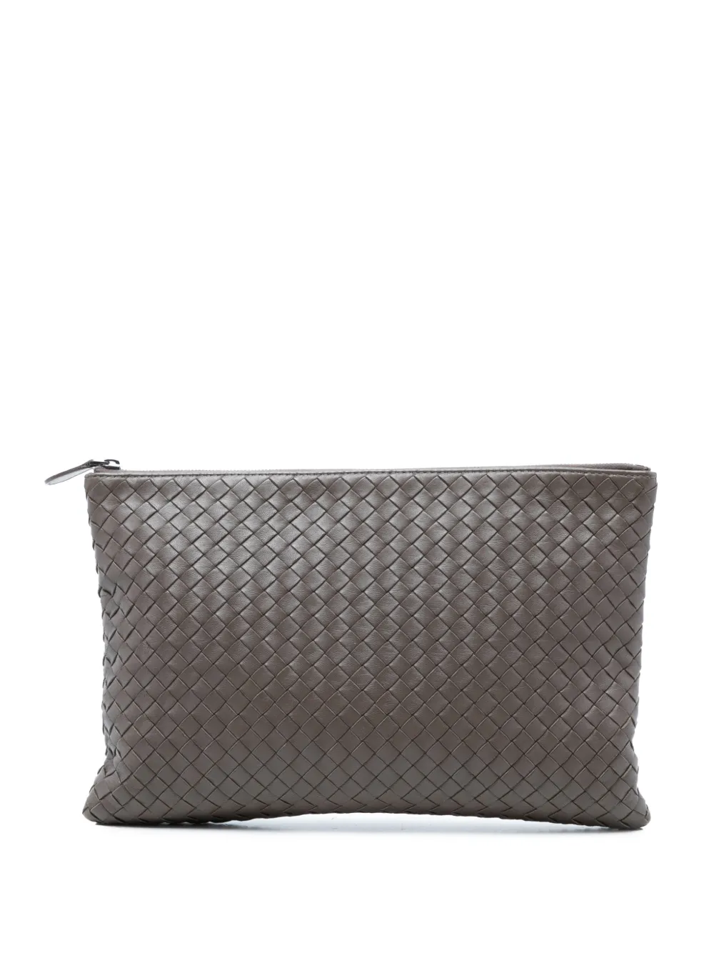 Bottega Veneta Pre-Owned 2012-2026 Nappa Intrecciato clutch bag - Marrone