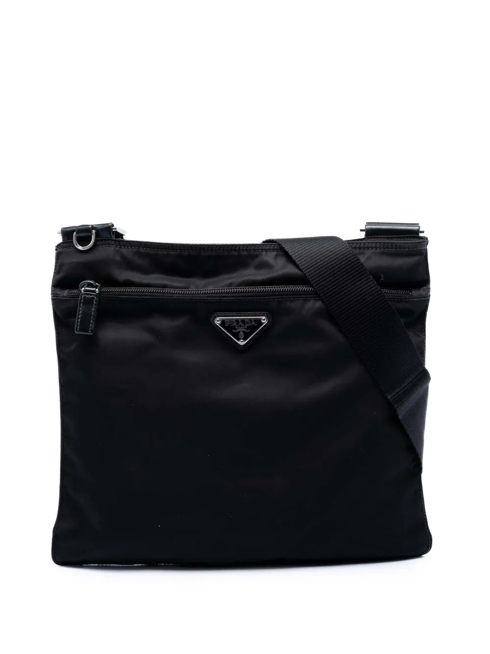 Prada Pre-Owned 2013-2025 Tessuto Zip Top crossbody bag - Nero