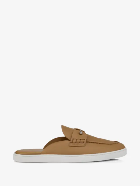 Christian Louboutin metal-detail leather mules 