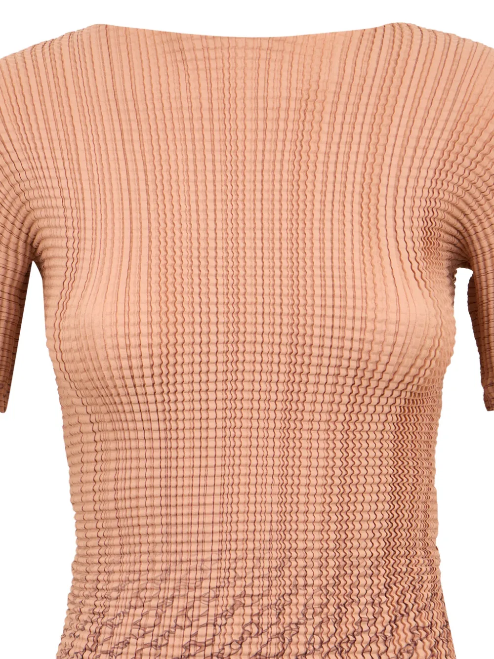 Herno Getailleerde top met textuur Oranje