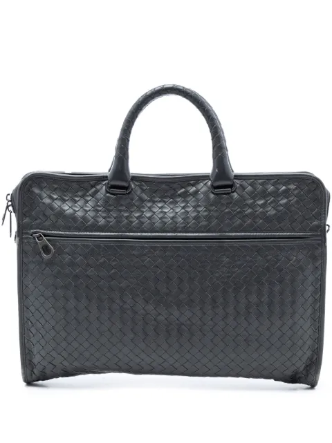 Bottega Veneta Pre-Owned maletín de piel de napa Intrecciato 2012-2026