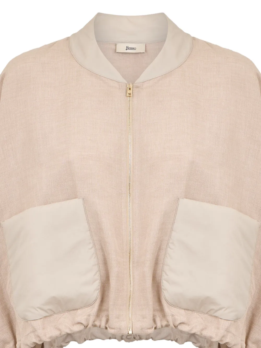 Herno Poncho met ritszak Beige