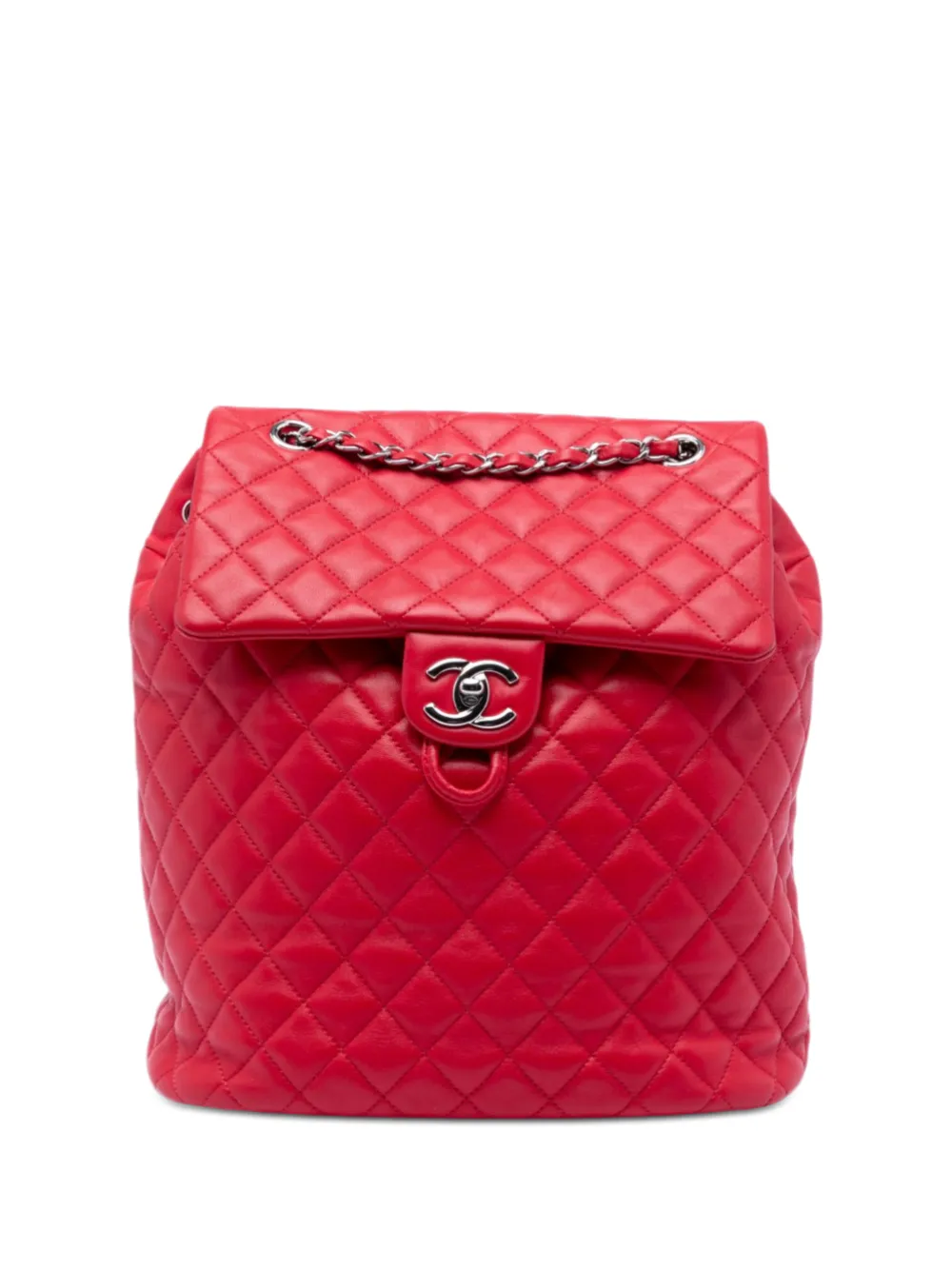 CHANEL Pre-Owned 2016-2017 Medium Lambskin Urban Spirit backpack - Rot