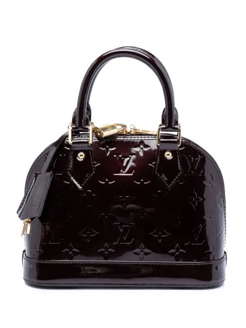 Louis Vuitton Pre-Owned 2014 Monogram Vernis Alma BB satchel