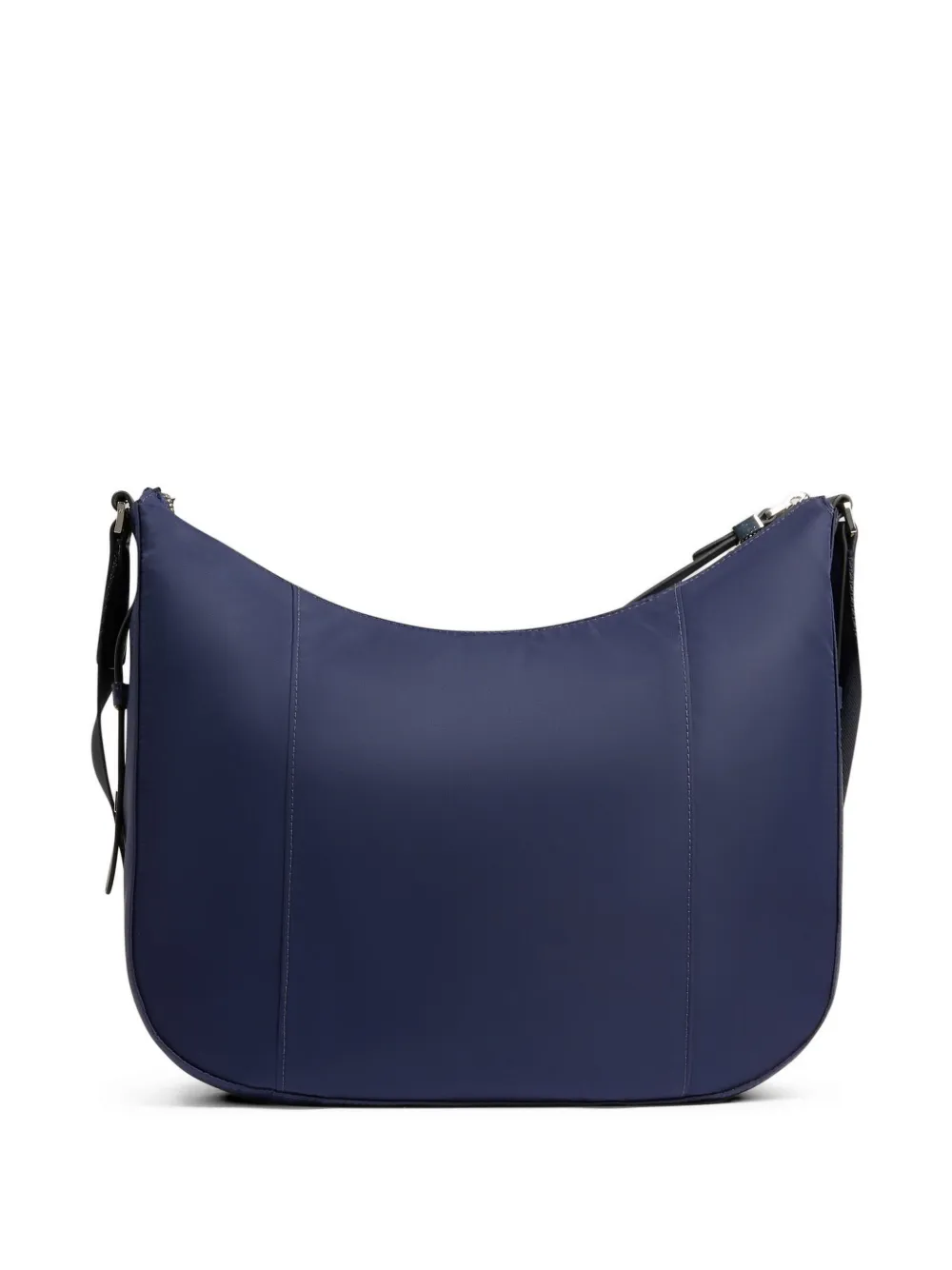 PIQUADRO Schoudertas met leren vlakken Blauw