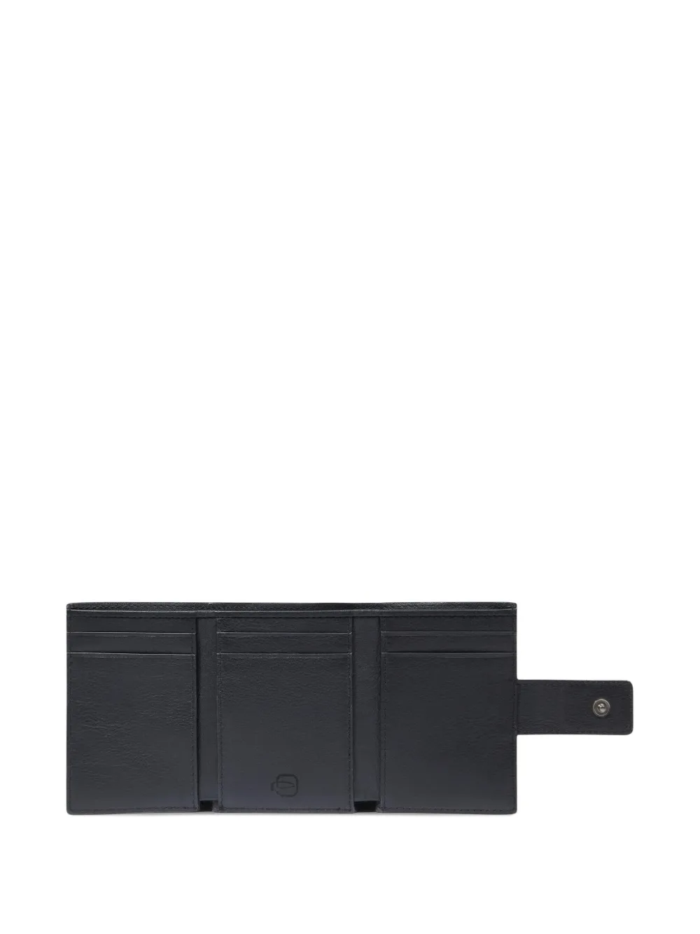 PIQUADRO Leren portemonnee Zwart