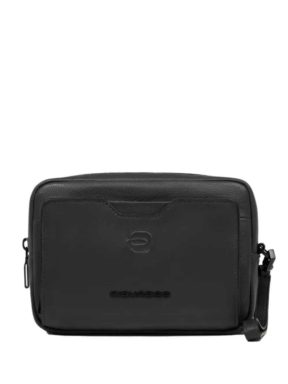 PIQUADRO Clutch con logo goffrato - Nero