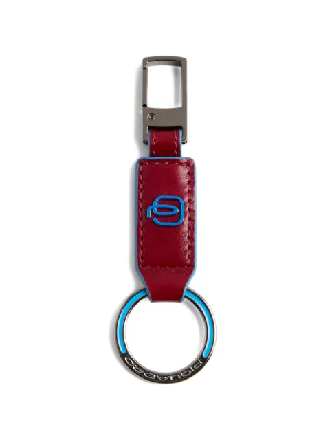 PIQUADRO Carabiner nyckelring i läder