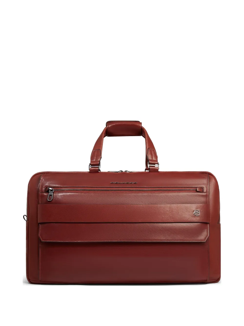 PIQUADRO leather duffel bag - Marrone