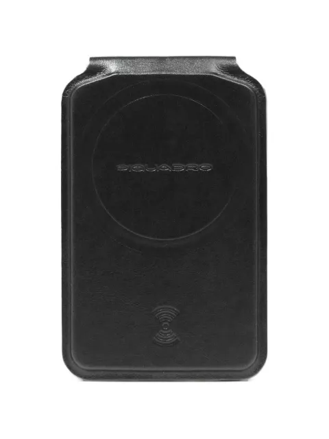 PIQUADRO leather rechargeable tracker wallet