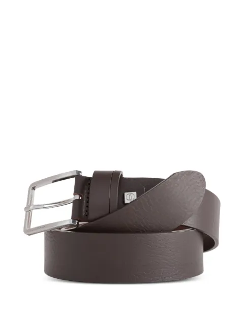 PIQUADRO grained leather belt