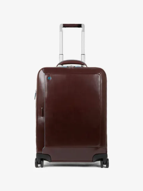 PIQUADRO Blue Square leather cabin suitcase