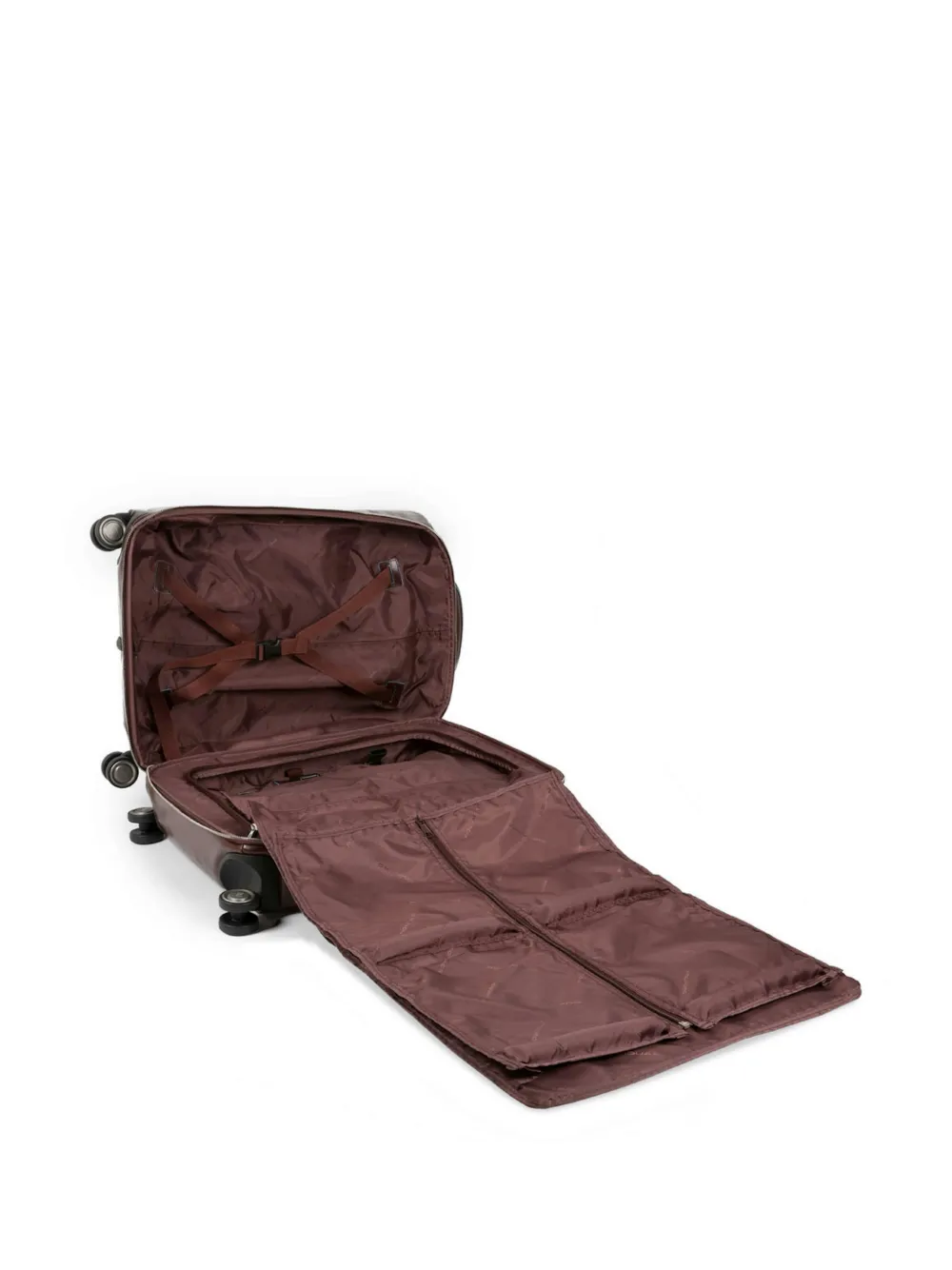 PIQUADRO Blue Square leren handbagage koffer Bruin