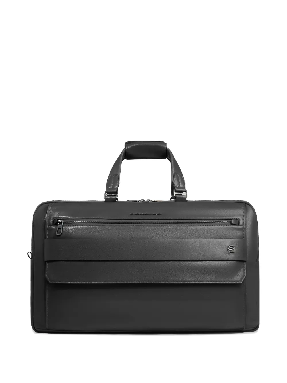 PIQUADRO leather duffel bag - Nero