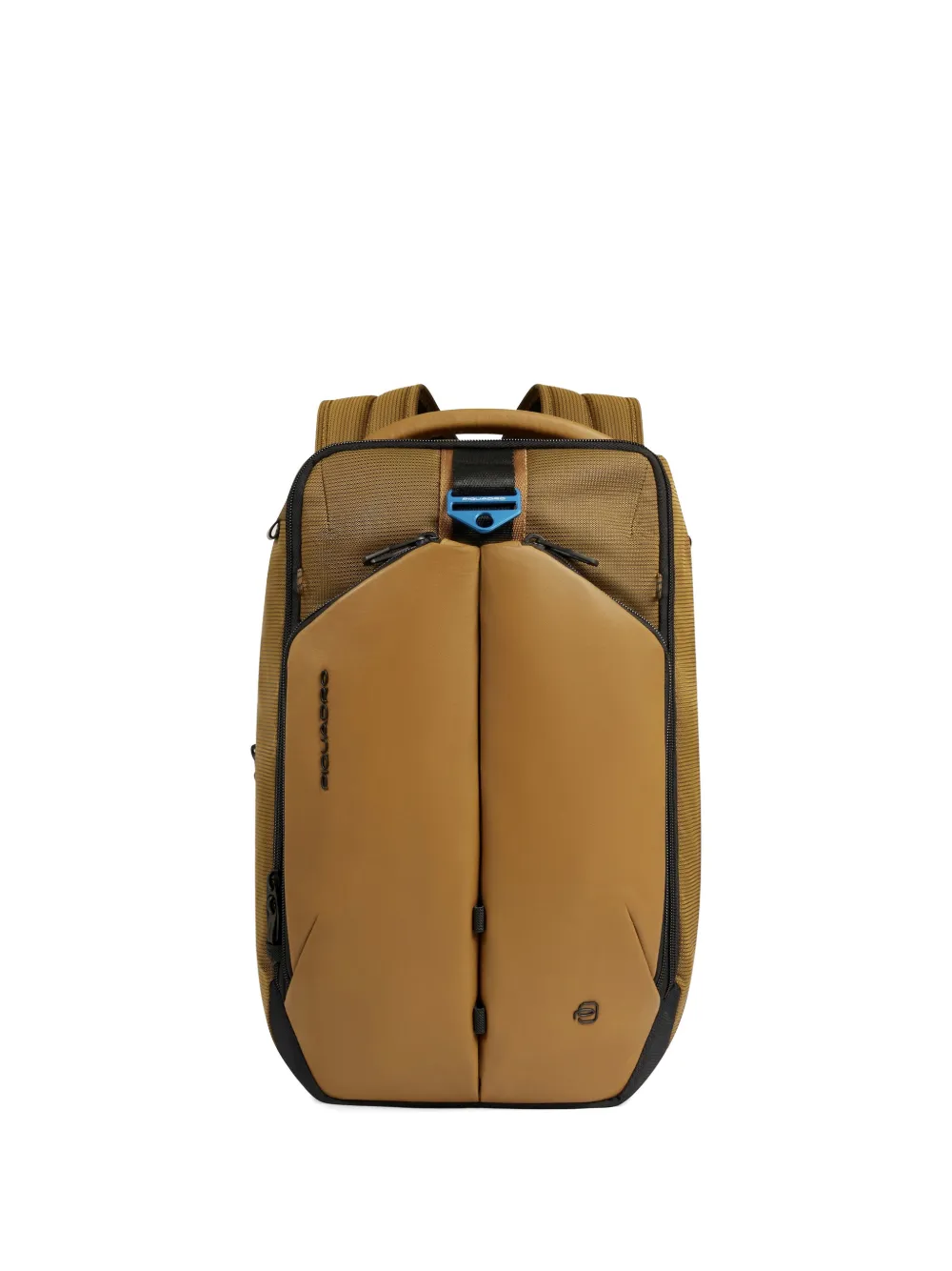 PIQUADRO logo-plaque backpack - Marrone