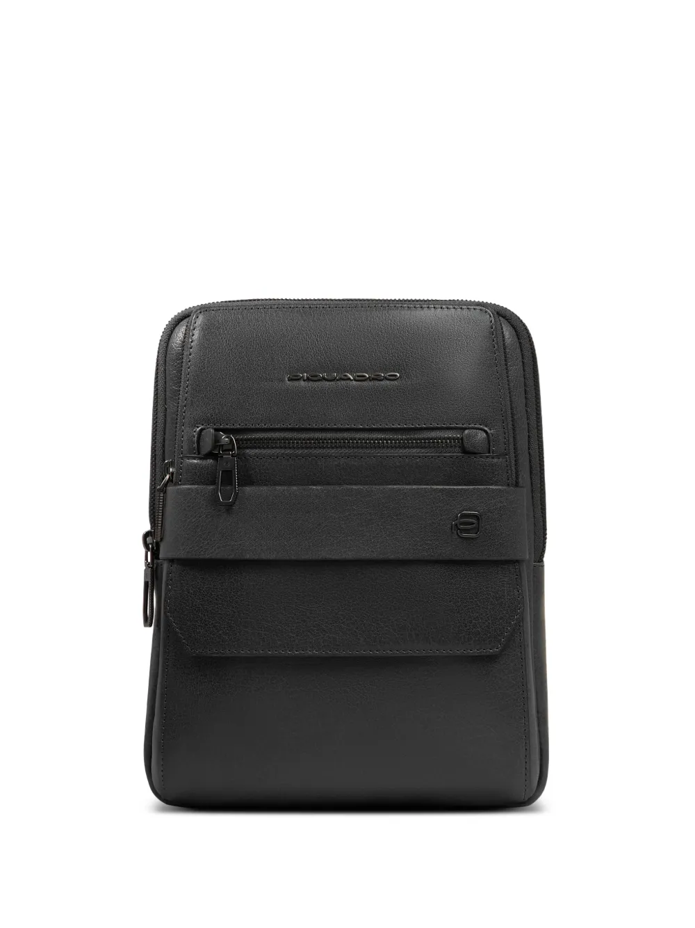 PIQUADRO Borsa messenger in pelle - Nero