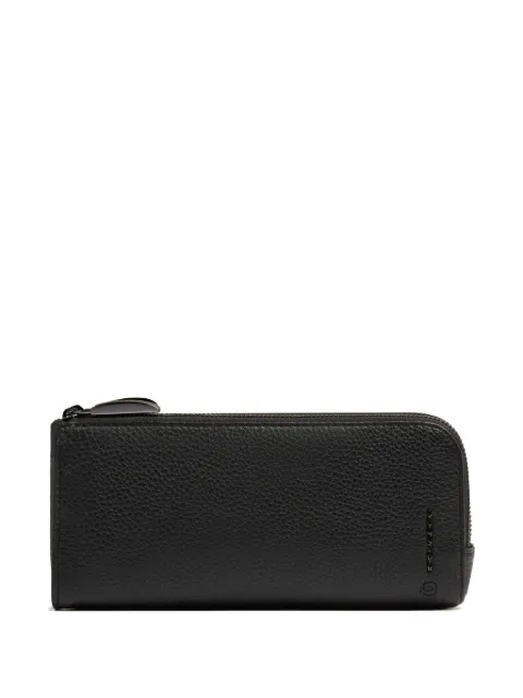 PIQUADRO pochette en cuir grainé
