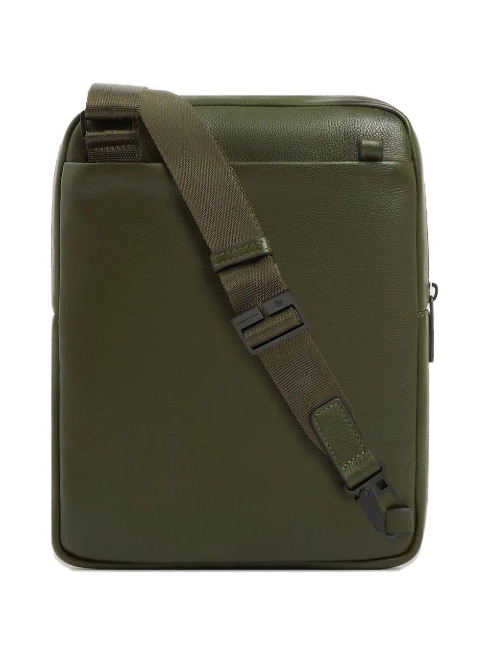 PIQUADRO Kleine Russel leren crossbodytas Groen