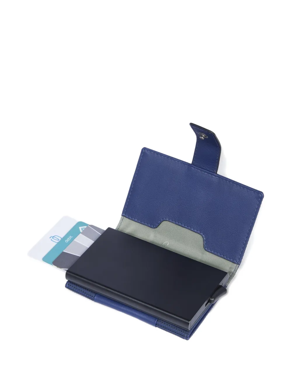 PIQUADRO Pasjeshouder met RFID-bescherming Blauw