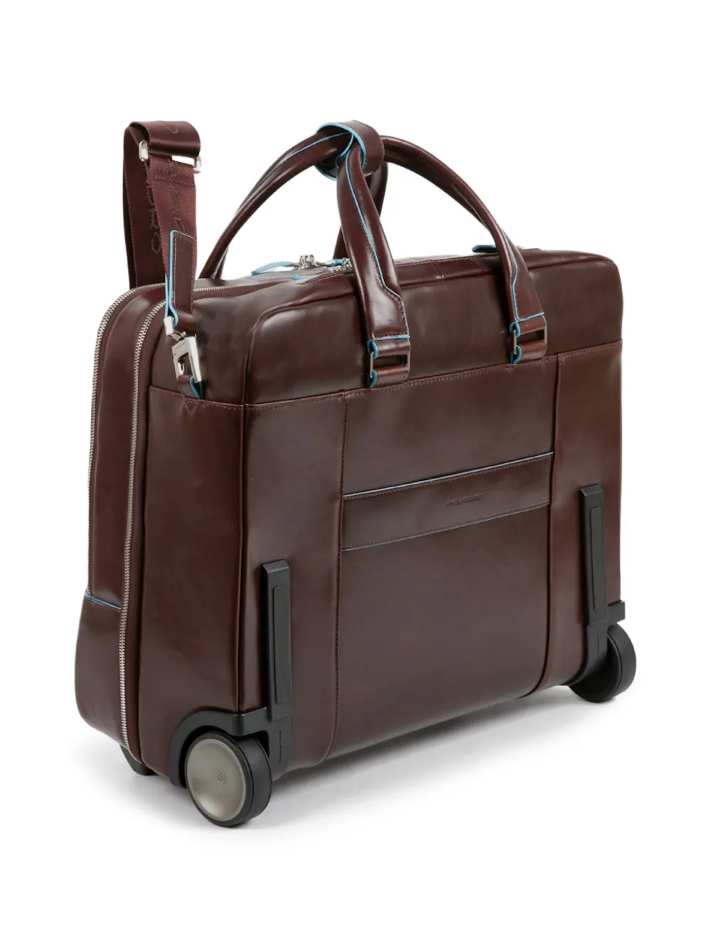 PIQUADRO Pilotenkoffer met logopatch Bruin