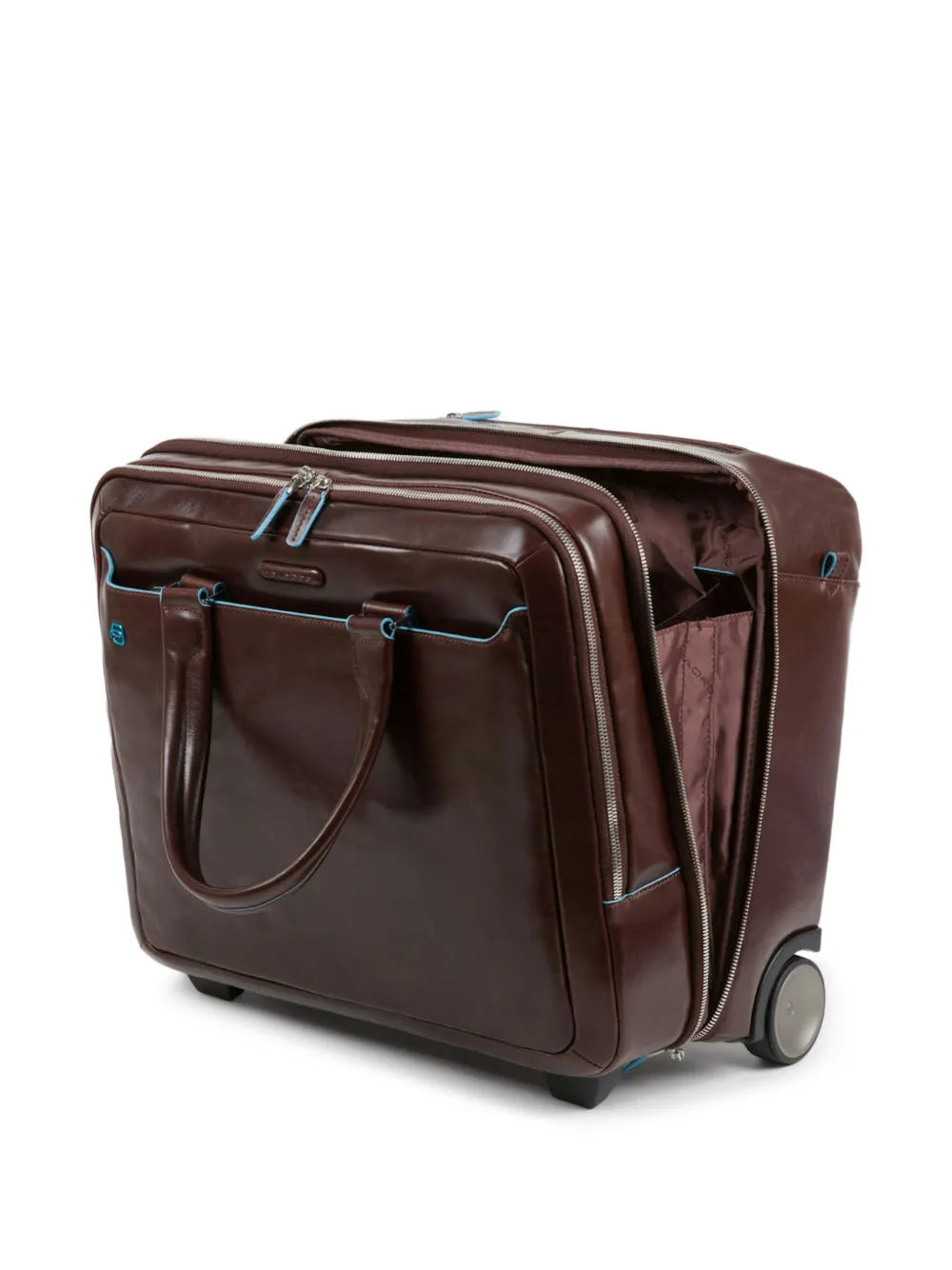 PIQUADRO Pilotenkoffer met logopatch Bruin