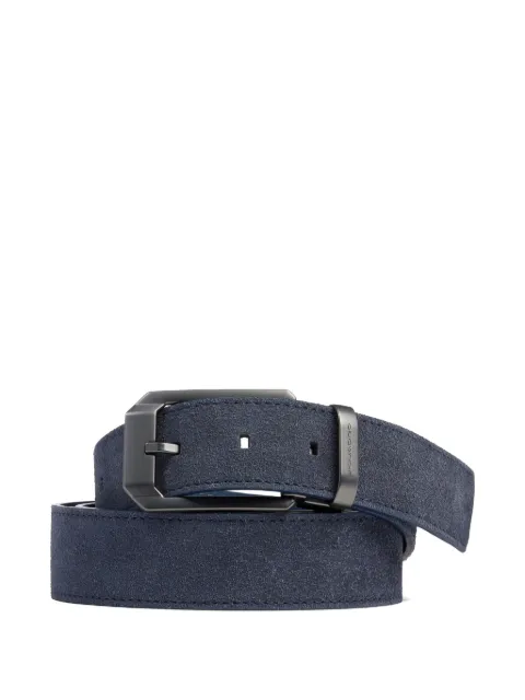 PIQUADRO suede prong-buckle belt