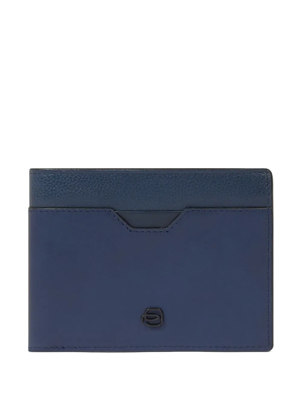 PIQUADRO Portafoglio in pelle pieno fiore - Blu