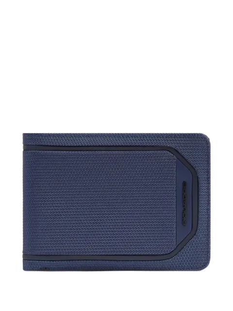 PIQUADRO cartera plegable con letras del logo