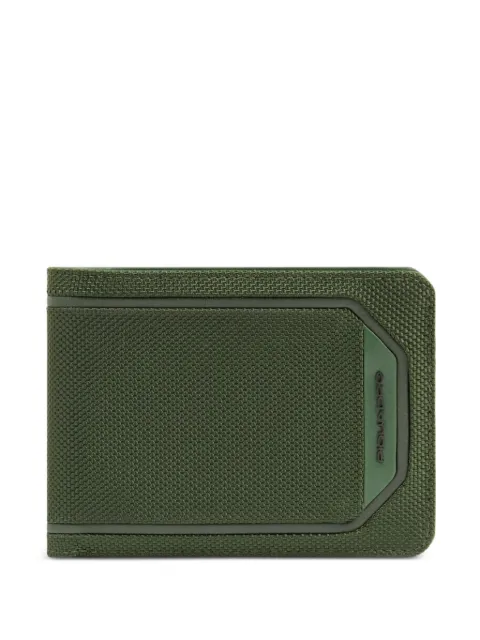 PIQUADRO logo-lettering bi-fold wallet
