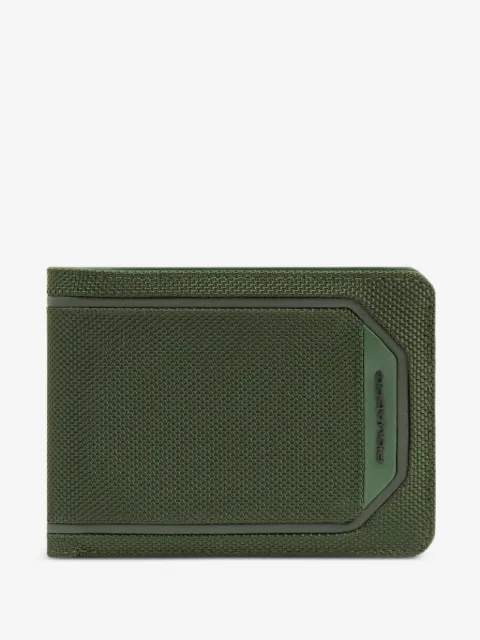 PIQUADRO logo-lettering bi-fold wallet