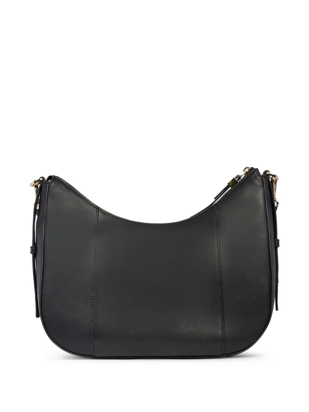 PIQUADRO Leren crossbodytas met logo Zwart