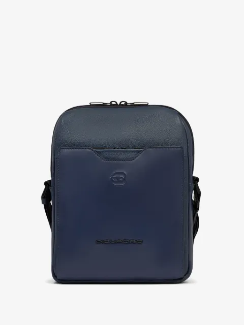 PIQUADRO leather iPad cross body bag