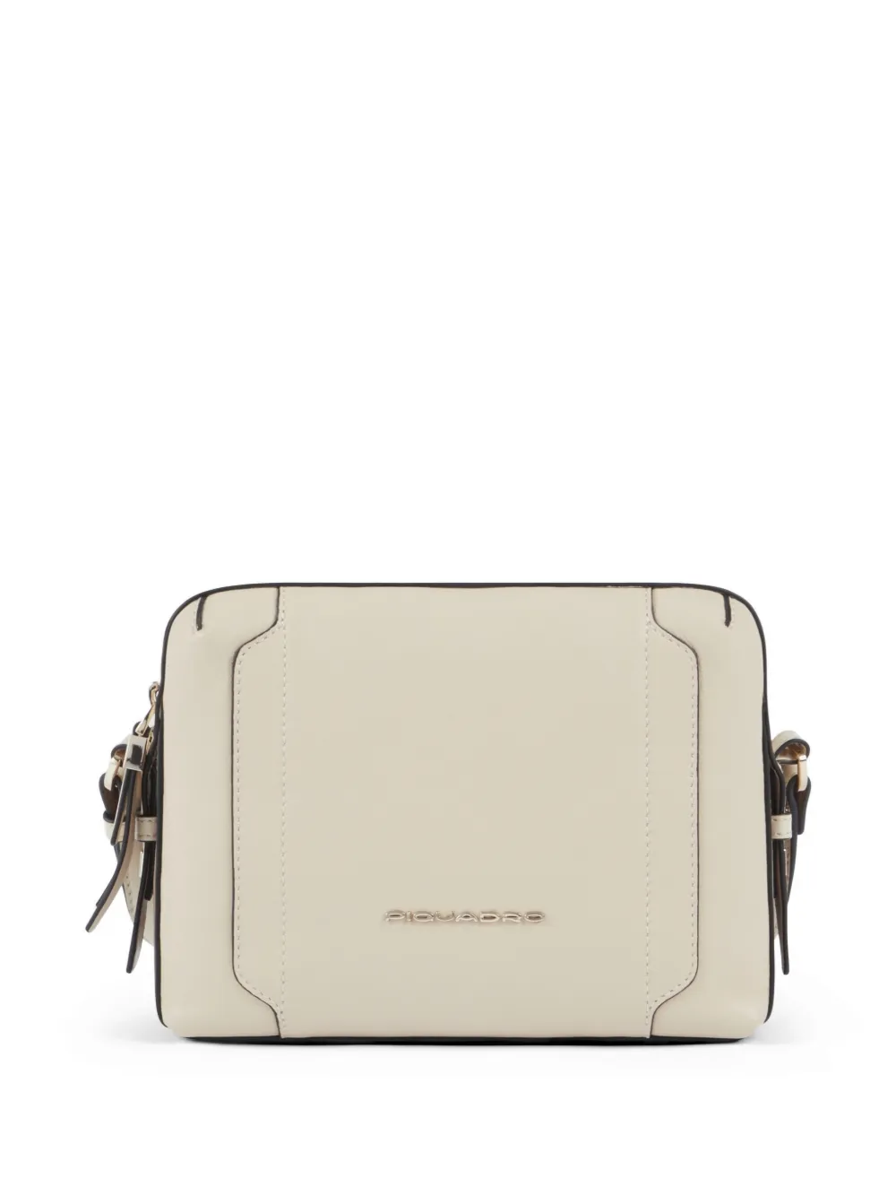 PIQUADRO Borsa a tracolla con logo - Toni neutri