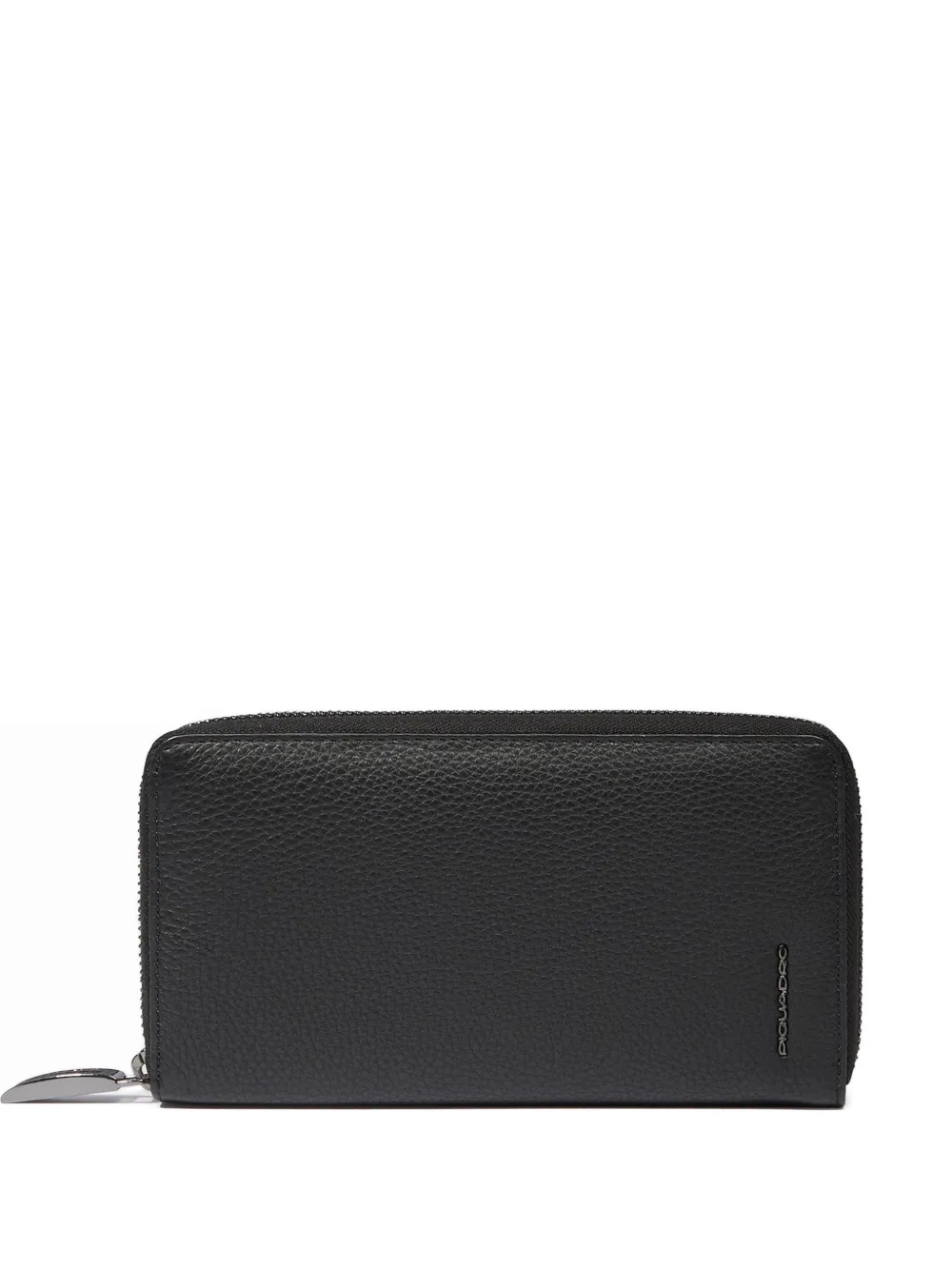 PIQUADRO Portafoglio in pelle con zip - Nero
