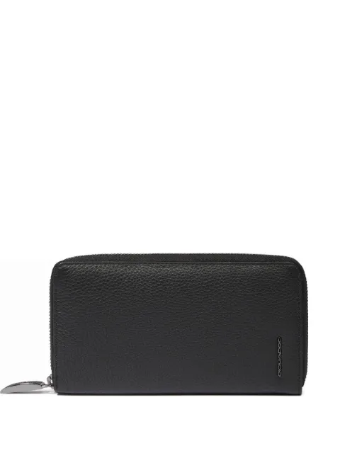PIQUADRO zip-around leather wallet