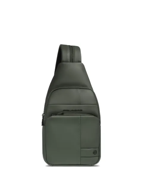 PIQUADRO mochila tipo mensajero con correa ajustable