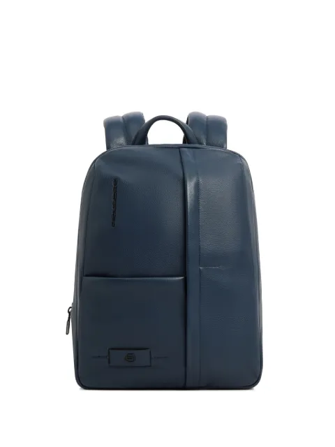 PIQUADRO expandable leather backpack
