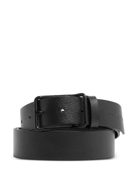 PIQUADRO grained leather belt
